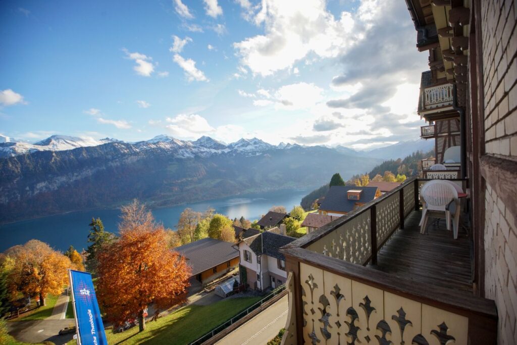 Unser Gästehaus im Herbst