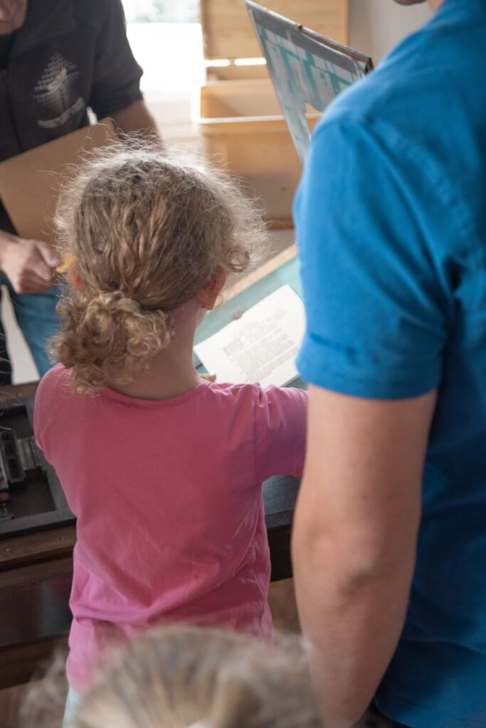 Interessanten bei der Buchpresse