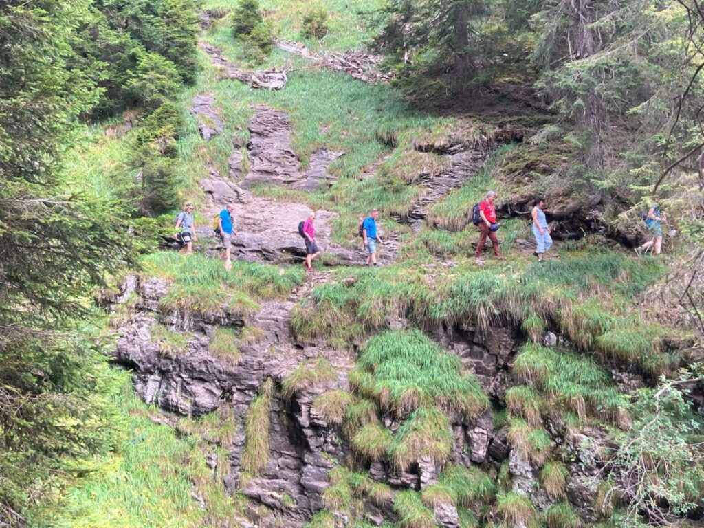 Abschüssig und doch gut begehbar