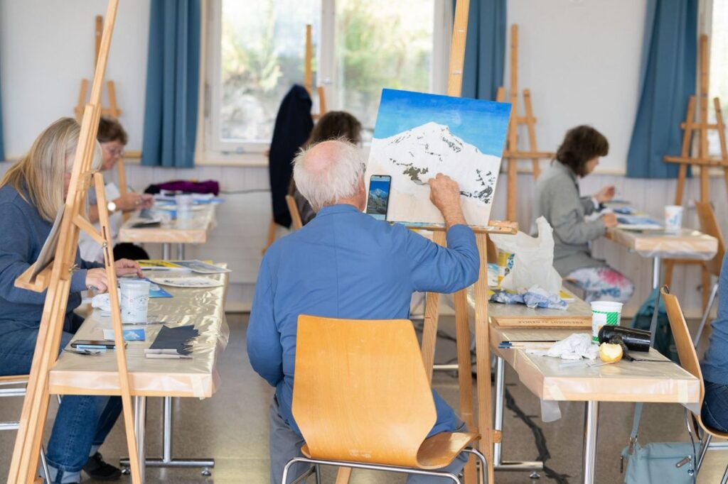 Workshop Berge malen